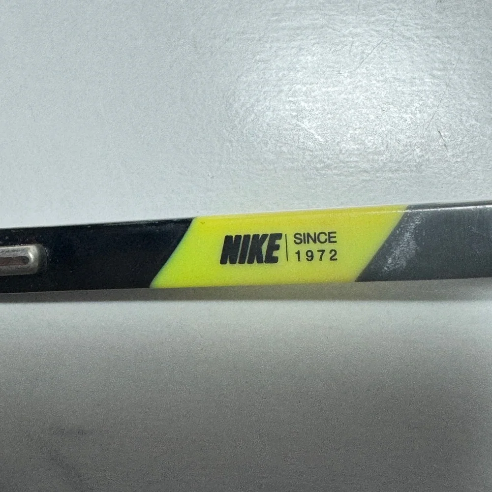 Nike 5536 Black Volt Yellow Rectangular Eyeglasses Frames 48 15 130 Just Do It